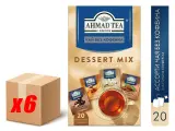 Чай черный Ahmad Tea Dessert Mix без кофеина, 6шт по 20пакетиков. Со вкусом десертов