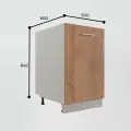 Кухонный модуль стол под мойку ЛДСП 500*846*600