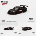 Машинка Mini GT 1:64 #336 Nissan GT-R NISMO GT3 2018 Test Car Die-cast Alloy Car Model Collection Display Toy Gift