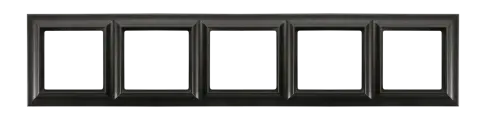 Рамка Jung Eco Profi Standart на 5 постов, универсальная, антрацит