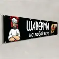 Рекламная вывеска Шаурма / 10x0.7 м.