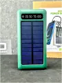 Powerbank SOLAR ENERGY 50000 mAh со Встроенными кабелями, Cолнечная батарея/Power bank solar energy/ внешний аккумулятор