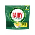 Капсулы для посудомоечной машины Fairy Original Lemon All in One, 100 шт, дой-пак