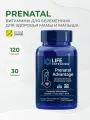 Life Extension Prenatal Advantage 120 капсул, Комплекс витаминов и минералов