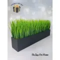 Искусственная осока в ящике для дома и офиса, ПоДар. Ок Home