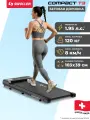 Беговая дорожка электрическая для дома SWOLLEN Compact T3 (1.95 л. с. - до 120 кг - 8 км./ч. - 103 х 39 см)