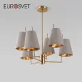 Умная люстра / Потолочный светильник с управлением по WI-FI Eurosvet Topanga 60173/6 Smart Умный дом, цвет латунь