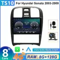Штатная магнитола 2 дин Андроид для Hyundai Sonata IV (EF) (2001-2012) / Хендай Соната 4 Тагаз 4G DSP WiFi блютуз навигатор Мультимедиа автомабиля