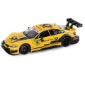 Машина металлическая BMW M4 1:24, открываются передние двери и капот, свободный ход колёс, световые и звуковые эффекты, цвет жёлтый