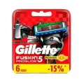 Gillette Сменные кассеты,  FUSION ProGlide Power , для бритья, 6 шт