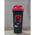 Шейкер Hell Labs Бык, для спортзала, 600мл, пластик, герметичная крышка, BPA free