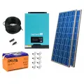 Солнечная электростанция 2,2 кВт*ч в сутки ECO GEL 2022 с крепежом