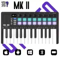 MIDI-клавиатура M-VAVE SMK-25 MKII Black, 25 клавиш, беспроводная