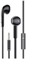 Наушники Borofone BM55 Sonido, вкладыши, микрофон, Jack 3.5 мм, кабель 1.2 м, чёрные