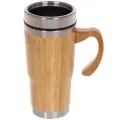 Термокружка КНР 450 мл Bamboo, высокая с ручкой
