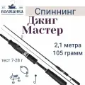 Спиннинг Волжанка Джиг-Мастер тест 7-28гр 2.1м (2 секции)