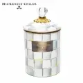 Банка для сыпучих продуктов 1,4 литра, MacKenzie-Childs, Sterling Check, ручная роспись, премиум посуда, емкость для хранения