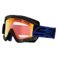 Маска горнолыжная Salice 969DARWFV Black-Blue/Dav RW Clear S1
