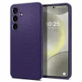 Чехол Spigen на Samsung Galaxy S24 (ACS07451) Liquid Air / Спиген чехол для Галакси С24 накладка, противоударный, с защитой камеры, фиолетовый