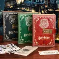 Подарочный набор блокнот Гарри Поттер (бордовый) с кодовым замком, наклейками, картой мародёров и билетом Хогвартс экспресс