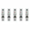 Автоматический выключатель EKF Averes AV-6 (mcb6-1-06C-av) 1P 6А тип АС 6 кА 400 В на DIN-рейку (5 шт.)