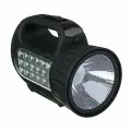 Фонарь-прожектор ручной Ермак аккумуляторный 18 SMD + 1 Вт LED, шнур 220 В, резинопластик, 18x11 см