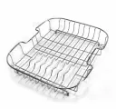 Корзина для сушки Oulin OL-106, нержавеющая сталь, 41х35 см, серебристый