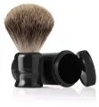 Помазок для бритья в путешествиях Mondial , пластик, ворс барсука, рукоять - черный цвет (TRIP-NL-STK)