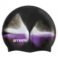Шапочка для плавания ATEMI MC401, разноцветный