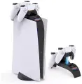 Зарядная станция iPEGA для 2-х контроллеров DualSense PS5, с индикаторами