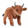 Реалистичная мягкая игрушка Hansa Creation, 5841 Бык, коричневый, 22 см