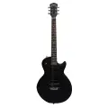 Russtone RULP-HH BK - Электрогитара, Дерево деки: Тополь, Дерево грифа: Твёрдый клён, матовый лак, Звукосниматели: HH, чёрные, Цвет: Чёрный