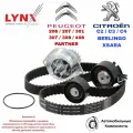 Комплект ГРМ / Ремень + Ролики + Помпа Ситроен, Пежо / Citroen, Peugeot