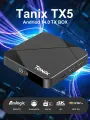 Медиаплеер Tanix TX5, Android 14, 4GB RAM, 32GB ROM, HDMI, Wi-Fi, Bluetooth, чёрный