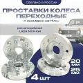 Проставки для расширения колеи Нива 5х139,7 20мм. (4шт.)