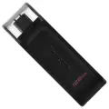 Флешка Kingston DataTraveler 70 128 ГБ, 1 шт., черный