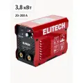 Сварочный аппарат инверторный ELITECH ММА ИСА 200, 3.8 кВт, 200 А, 5 мм