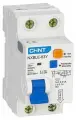 Выключатель автоматический дифференциального тока 1п+N C 6А 30мА электрон. тип AC 4.5кА NXBLE-63Y (R) CHINT 105540