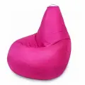 Кресло мешок MyPuff, бескаркасное кресло, пуфик мешок, размер 4XL, оксфорд, фуксия