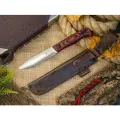 Туристический нож Forester Elmax (Cryo) Satin Black-Red G10