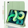 Чехол для iPad Air 11 M3 (2025), Air 11 M2 (2024), Air 5 (2022), Air 4 (2020) Тройное Сложение TPU Case Light Green