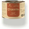 SAVITA консервы для собак Говядина с тыквой и яблоком. Влажный корм, 24шт по 240гр