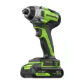 Гайковерт аккумуляторный GREENWORKS GD24ID3 ударный, 24V, АКБ 2Ач и ЗУ