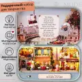 Подарочный Интерьерный конструктор (Румбокс) Yarvita Домик в шкатулке Прогулка по Парижу миниатюра DIY House