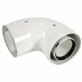 Коаксиальный отвод BAXI, для конденсационных котлов, угол 87°