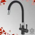 Смеситель для кухни под фильтр KERN 2019 черный