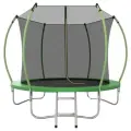 Батут каркасный EVO JUMP Just Inside 8ft green с защитной сеткой, диаметр 244 см