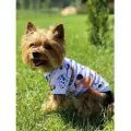 OSSO fashion Футболка Osso для собак «Пёсики», размер 30 (ДС 30, ОГ 37-39 см)