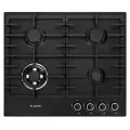 Газовая варочная панель Gefest ПВГ 1214-01 К2 60 см, 4 конфорки электроподжиг газконтроль, черный матовый