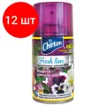 Комплект 12 шт, Сменный баллон 250 мл, CHIRTON Вечерняя прохлада, для автоматических освежителей, универсальный, сухое распыление, 4670013302567